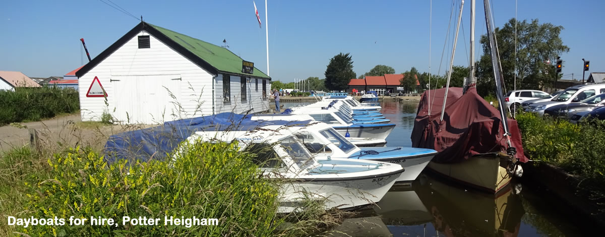 Dayboats at Potter Heigham